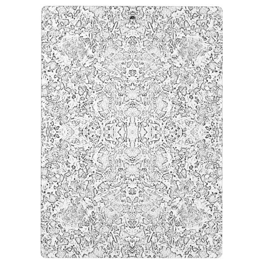 Porte-bloc Formes blanches (Dos)