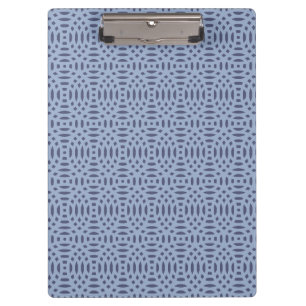 Porte-bloc Formes circulaires bleues modernes en motif transp
