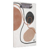 Porte-bloc Formes de forme libre Abstraites - Brown et noires (Swatch)