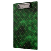 Porte-bloc Formes de losange doré vert foncé Saint-Patrick (Gauche)
