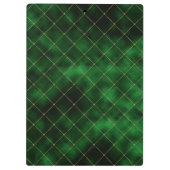 Porte-bloc Formes de losange doré vert foncé Saint-Patrick (Dos)