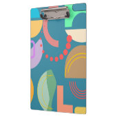 Porte-bloc Formes géométriques Abstraites Impression recto-ve (Gauche)