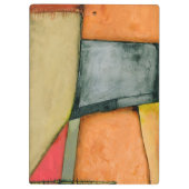 Porte-bloc Formes géométriques colorées contemporaines (Dos)