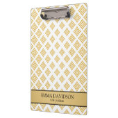 Porte-bloc Formes géométriques de la Parties scintillant d'or (Gauche)