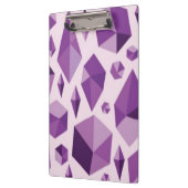 Porte-bloc Formes géométriques pourpres de bijou (Gauche)