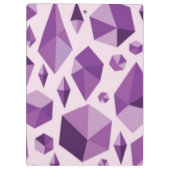 Porte-bloc Formes géométriques pourpres de bijou (Dos)