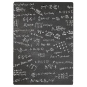 Porte-bloc Formules Mathématiques Sur Un Tableau Noir (Dos)