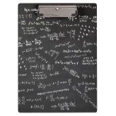Porte-bloc Formules Mathématiques Sur Un Tableau Noir (Devant)