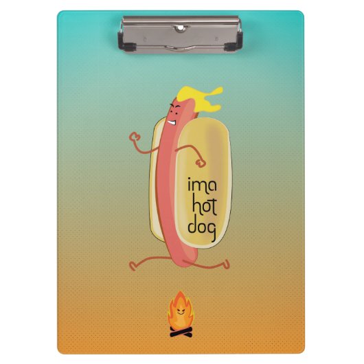 Porte-bloc Fou Furieux Hot Dog (Devant)