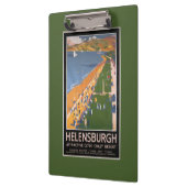 Porte-bloc Foules le long d'affiche de chemins de fer de (Gauche)