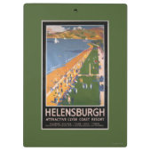 Porte-bloc Foules le long d'affiche de chemins de fer de (Dos)