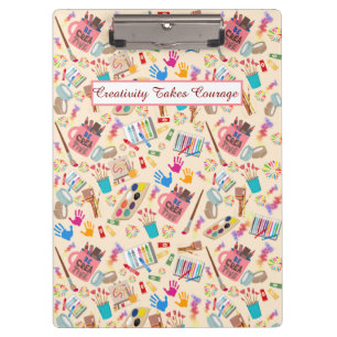 Porte-bloc Fournitures d'art coloré motif créatif pour artist