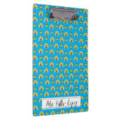 Porte-bloc Fournitures scolaires avec Rainbow Hearts Motif (Swatch)