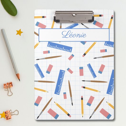 Porte-bloc Fournitures scolaires Motif Porte - bloc