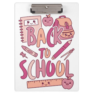 Porte-bloc Fournitures Scolaires Rose Mignonnes Kawaii pour É