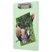 Porte-bloc **"Fowl Play : Cachet de poulet en 3D"** (Gauche)