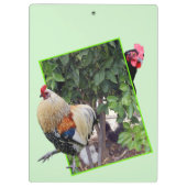 Porte-bloc **"Fowl Play : Cachet de poulet en 3D"** (Dos)