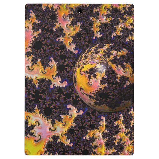 Porte-bloc Fractal Firestorm Sphere (Dos)