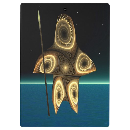 Porte-bloc Fractal Inuit Hunter (Dos)