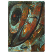 Porte-bloc Fractionner l'art Abstrait (Dos)