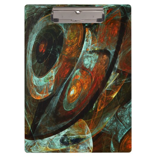 Porte-bloc Fractionner l'art Abstrait (Devant)