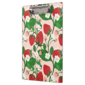 Porte-bloc Fraise d'été en rose (Gauche)