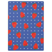 Porte-bloc fraises avec points (Dos)