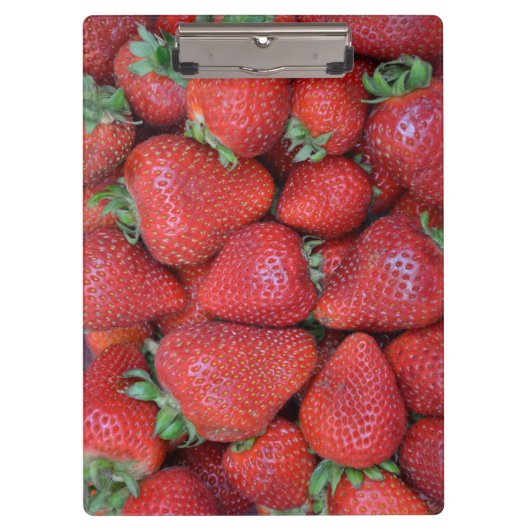 Porte-bloc Fraises rouges fraîches (Devant)