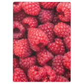 Porte-bloc Framboises rouges fraîches (Dos)