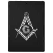 Porte-bloc Franc-maçon (noir) (Dos)