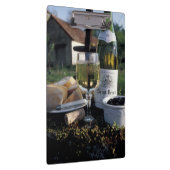 Porte-bloc France, Bourgogne, Chablis. Vin local et (Swatch)