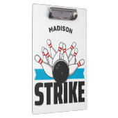 Porte-bloc Frappe de bol de nom et de texte personnalisés (Swatch)