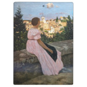 Porte-bloc Frederic Bazille - La robe rose (Dos)