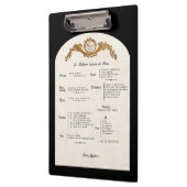 Porte-bloc French Menu Kitchen Clipboard (Gauche)
