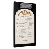 Porte-bloc French Menu Kitchen Clipboard (Swatch)