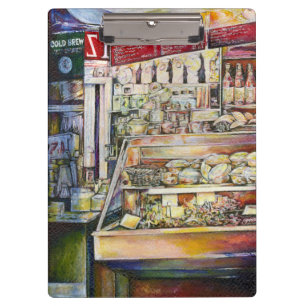 Porte-bloc Froid Brew dans un Hot Deli