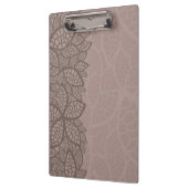 Porte-bloc Frontière et arrière - plan de motif de feuille (Gauche)