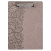 Porte-bloc Frontière et arrière - plan de motif de feuille (Devant)