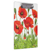 Porte-bloc Frontière horizontale avec le pavot rouge (Swatch)