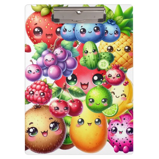 Porte-bloc Fruit heureux (Devant)