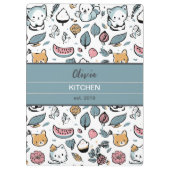 Porte-bloc Fruits et chats (Dos)