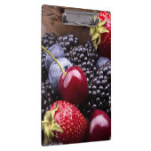 Porte-bloc Fruits savoureux d'été sur un Tableau en bois (Swatch)