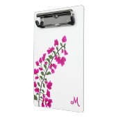 Porte-bloc Fuchsia Bougainvillea rose Monogram Mini Porte - b (Angle2)