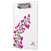 Porte-bloc Fuchsia Bougainvillea rose Porte - bloc de monogra (Gauche)