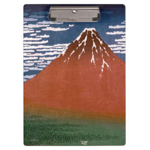 Porte-bloc Fuji rouge, Aka Fujiyama Volcan Katsushika Hokusai