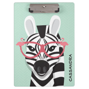 Porte-bloc Fun Zebra Animal Nom des enfants