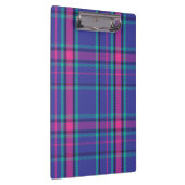 Porte-bloc Funky Hot rose et violet Plaid Tartan iPad Air C (Swatch)