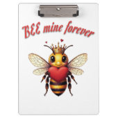 Porte-bloc Funny Bee Pun Valentine  (Devant)
