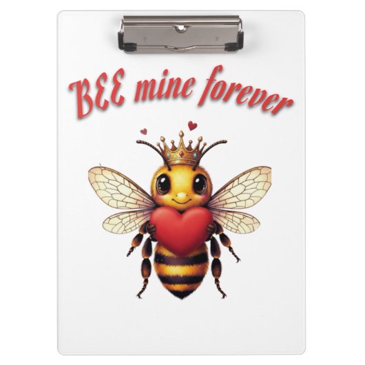Porte-bloc Funny Bee Pun Valentine  (Devant)