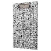 Porte-bloc Funny Cartoon Faces Squares (Gauche)